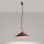 LED Hängelampe TRIAC dimmbar Burgund 3000K Ø50 cm rund