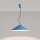 LED Hängelampe TRIAC dimmbar Hellblau 4000K rund Ø50 cm