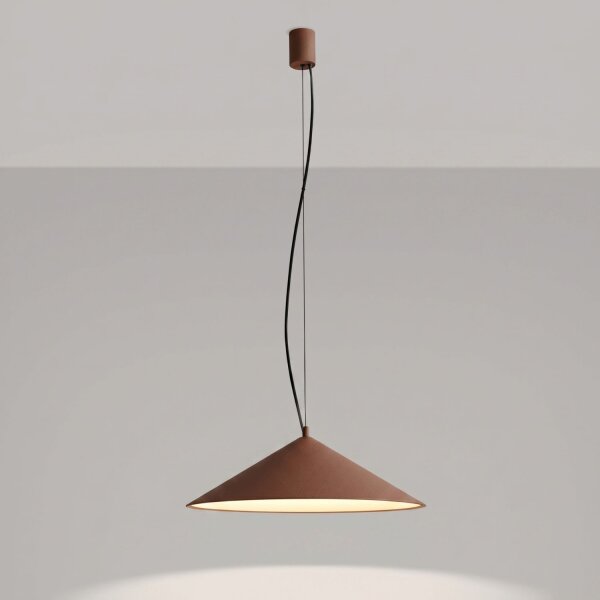 LED Hängelampe TRIAC dimmbar Mokka 3000K Ø50 cm rund