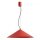 LED Pendelleuchte TRIAC dimmbar Rot 4000K Ø50 cm rund