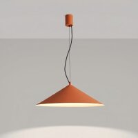 LED Pendelleuchte TRIAC dimmbar Ockerrot 3000K Ø50 cm