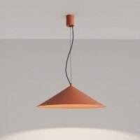 LED Hängelampe TRIAC dimmbar Ockerrot 4000K rund...