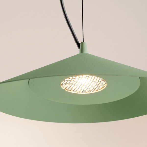 LED Hängelampe TRIAC dimmbar Salbei 3000K Ø50 cm Modern