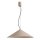 LED Pendelleuchte TRIAC dimmbar Taupe 3000K Ø50 cm rund