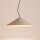 LED Pendelleuchte TRIAC dimmbar Taupe 3000K Ø50 cm rund