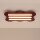 Deckenlampe Burgund S14d 3-flammig L:66 cm dekorativ