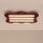 Deckenlampe Burgund S14d 3-flammig L:66 cm dekorativ