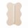 Wandleuchte Stahl Beige Modern S14d H:66 cm dekorativ