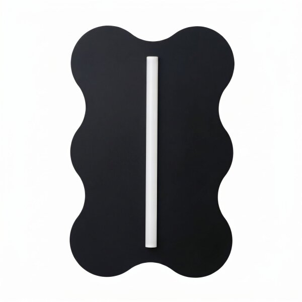 Wandlampe Modern Stahl Schwarz S14d H:66 cm dekorativ