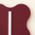 Wandlampe Burgund Stahl S14d H:66 cm Modern dekorativ