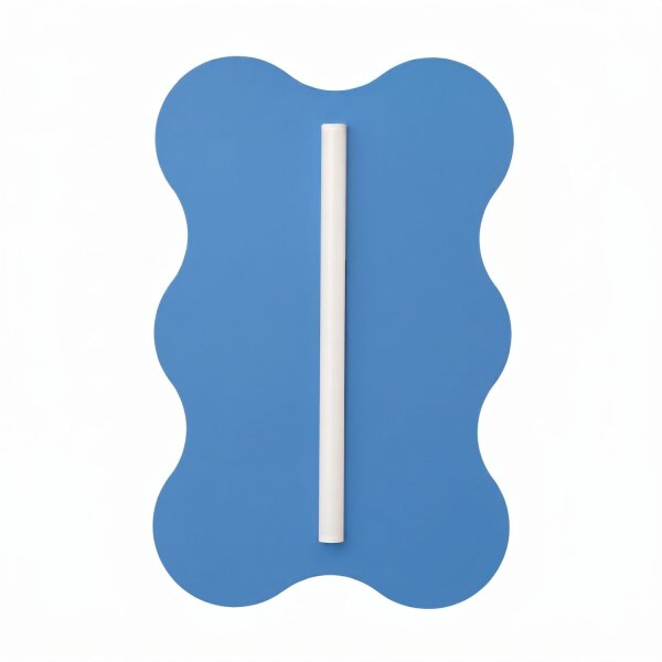 Wandlampe Hellblau Stahl Modern S14d H:66 cm dekorativ