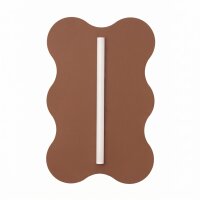 Wandleuchte Mokka Modern S14d 66 cm wohnlich dekorativ