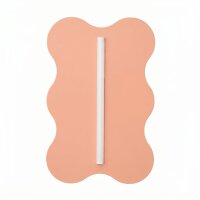 Wandleuchte Pfirsich S14d H:66 cm farbig dekorativ