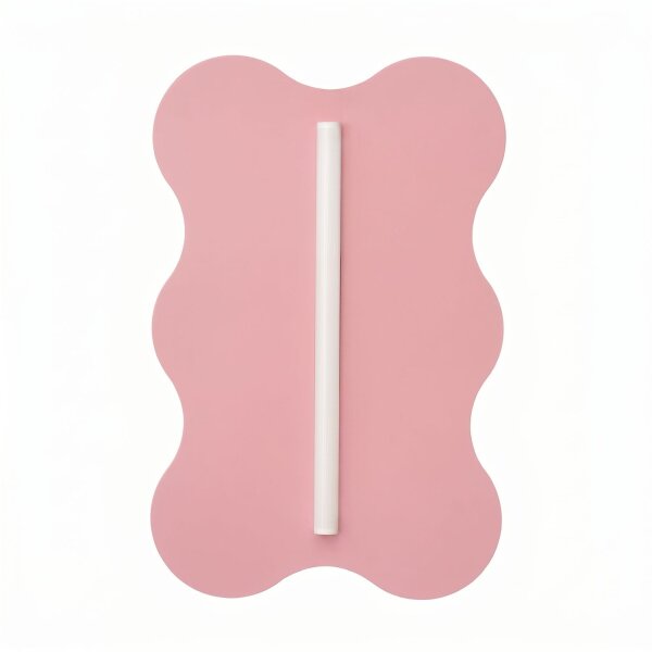 Wandlampe Stahl Pink S14d H:66 cm Modern dekorativ