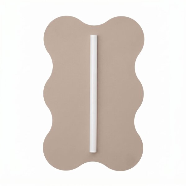 Wandlampe Taupe S14d H:66 cm wohnlich dekorativ