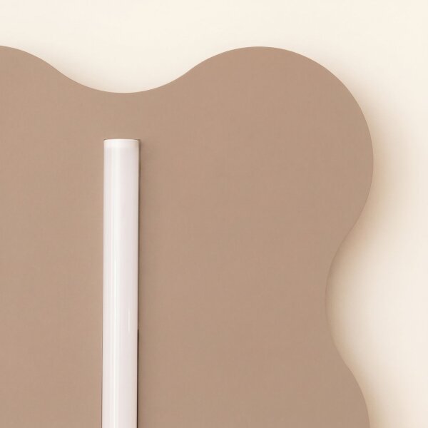 Wandlampe Taupe S14d H:66 cm wohnlich dekorativ