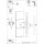 Wandlampe Ultramarin Modern S14d H:66 cm dekorativ