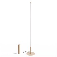 LED Stehlampe Beige dimmbar 4000K H:150 cm Ø3,5 cm...