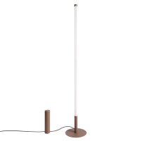 LED Stehleuchte dimmbar Braun 4000K Ø3,5 cm H:150 cm
