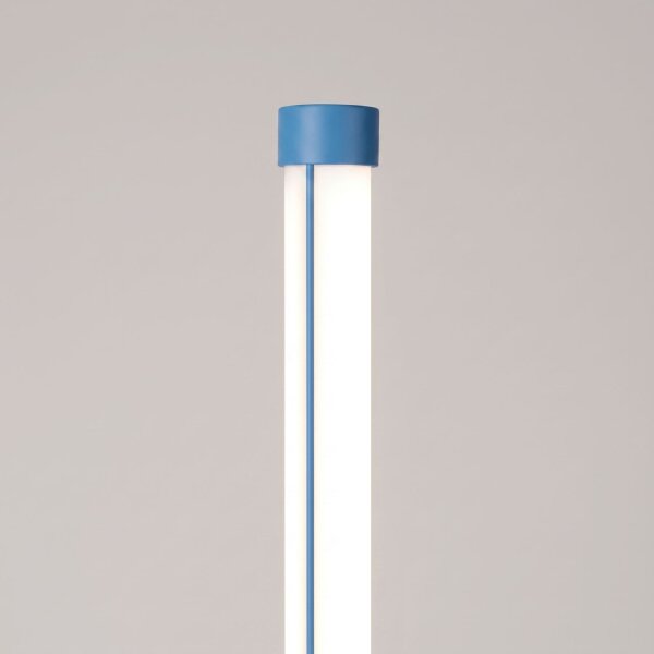 LED Stehlampe dimmbar Hellblau 3000K H:150 cm Ø3,5 cm