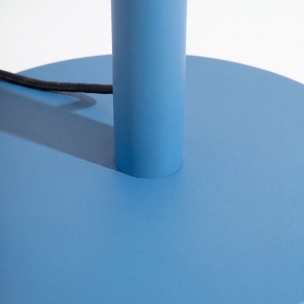 LED Stehlampe dimmbar Hellblau 4000K H:150 cm Ø3,5 cm