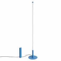 LED Stehlampe dimmbar Hellblau 4000K H:150 cm Ø3,5 cm