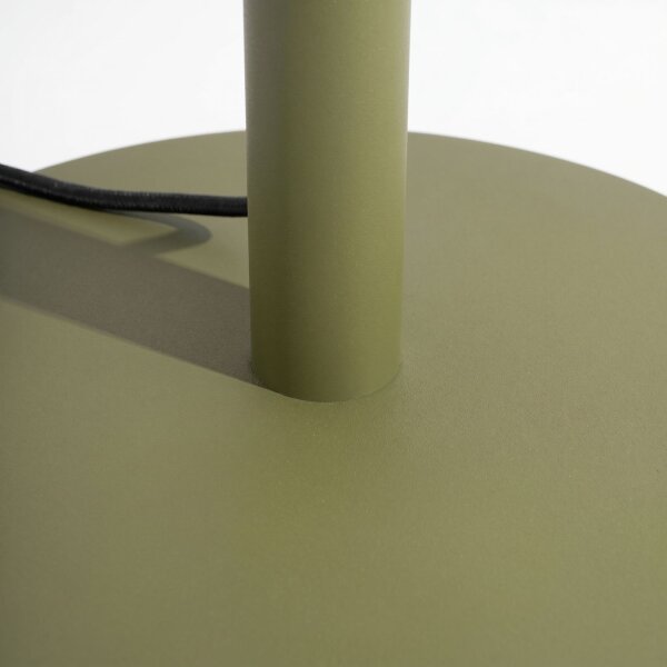 LED Stehleuchte dimmbar Olivgrün 4000K H:150 cm Ø3,5 cm