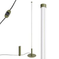 LED Stehleuchte dimmbar Olivgrün 4000K H:150 cm...