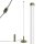 LED Stehleuchte dimmbar Olivgrün 4000K H:150 cm Ø3,5 cm