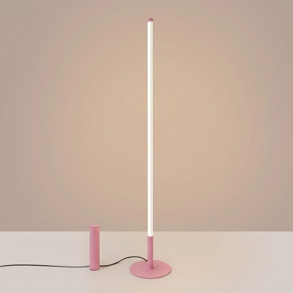 LED Stehlampe dimmbar Pink 3000K H:150 cm Ø3,5 cm