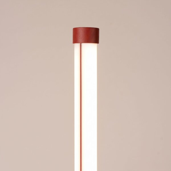 LED Stehleuchte dimmbar Push-DIM Rot 3000K 150 cm