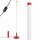 LED Stehlampe dimmbar Push-DIM Rot 4000K 150 cm Modern