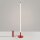LED Stehlampe dimmbar Push-DIM Rot 4000K 150 cm Modern