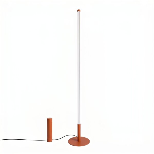 LED Stehlampe dimmbar Ockerrot 3000K H:150 cm Ø3,5 cm