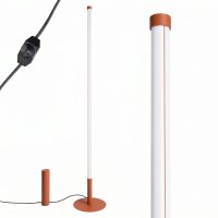 LED Stehlampe dimmbar Ockerrot 3000K H:150 cm Ø3,5 cm