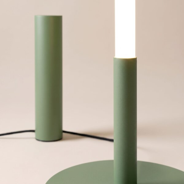 LED Stehleuchte dimmbar Salbei 3000K H:150 cm Ø3,5 cm