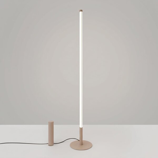 LED Stehleuchte dimmbar Taupe 4000K Ø3,5 cm H:150 cm
