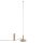 LED Stehleuchte dimmbar Taupe 4000K Ø3,5 cm H:150 cm