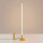 LED Stehleuchte dimmbar Gelb Stahl 3000K 150 cm Ø3,5 cm