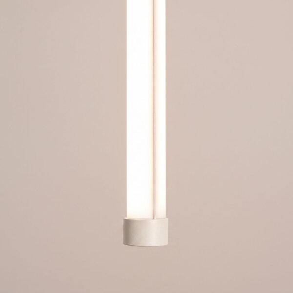 LED Hängelampe dimmbar Push-DIM Stahl Beige 3000K Ø3 cm