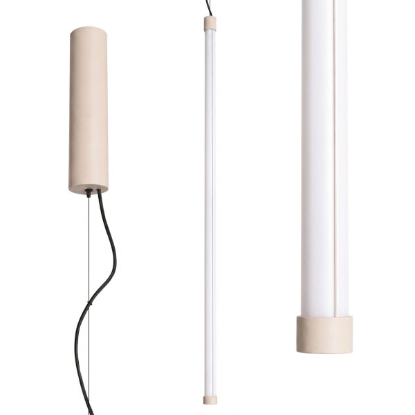 LED Pendelleuchte dimmbar Push-DIM Beige 4000K Ø3 cm