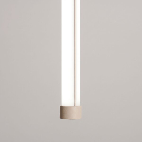 LED Pendelleuchte dimmbar Push-DIM Beige 4000K Ø3 cm