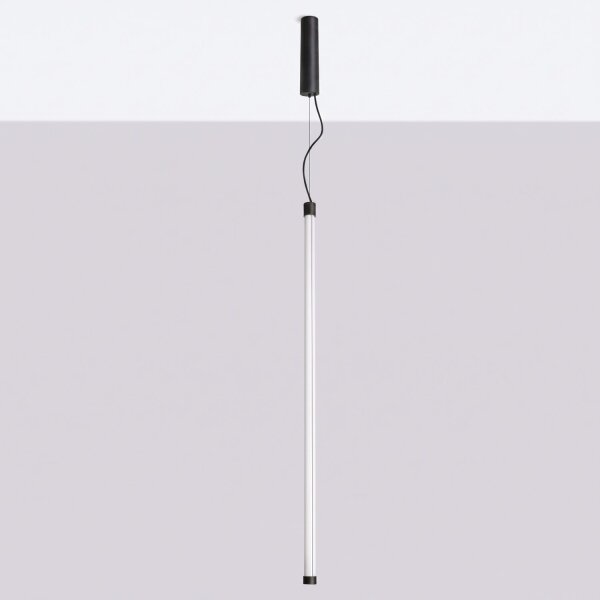 LED Pendelleuchte dimmbar Push-DIM Schwarz 3000K Ø3 cm