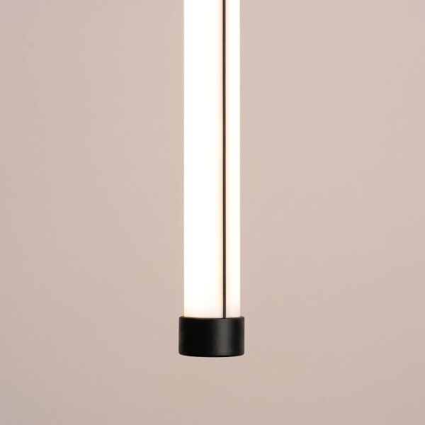 LED Pendelleuchte dimmbar Push-DIM Schwarz 3000K Ø3 cm