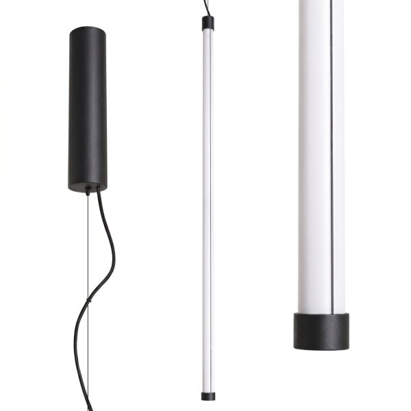 LED Hängelampe dimmbar Push-DIM Schwarz 4000K Ø3 cm