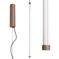LED Hängelampe dimmbar Push-DIM Braun Stahl 3000K...