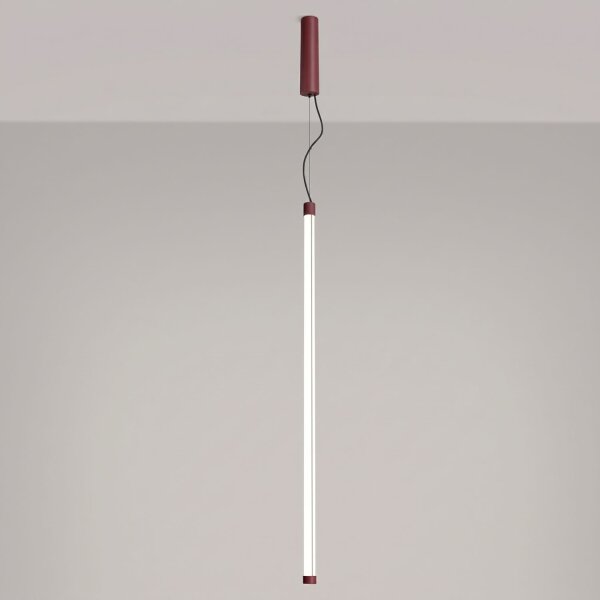 LED Hängelampe dimmbar Push-DIM Burgund 4000K Ø3 cm