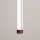 LED Hängelampe dimmbar Push-DIM Burgund 4000K Ø3 cm