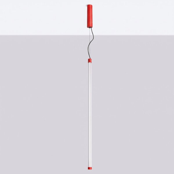 LED Hängelampe dimmbar Push-DIM Rot Modern 3000K Ø3 cm