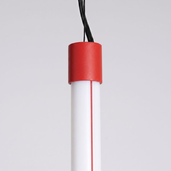 LED Hängelampe dimmbar Push-DIM Rot Modern 3000K Ø3 cm